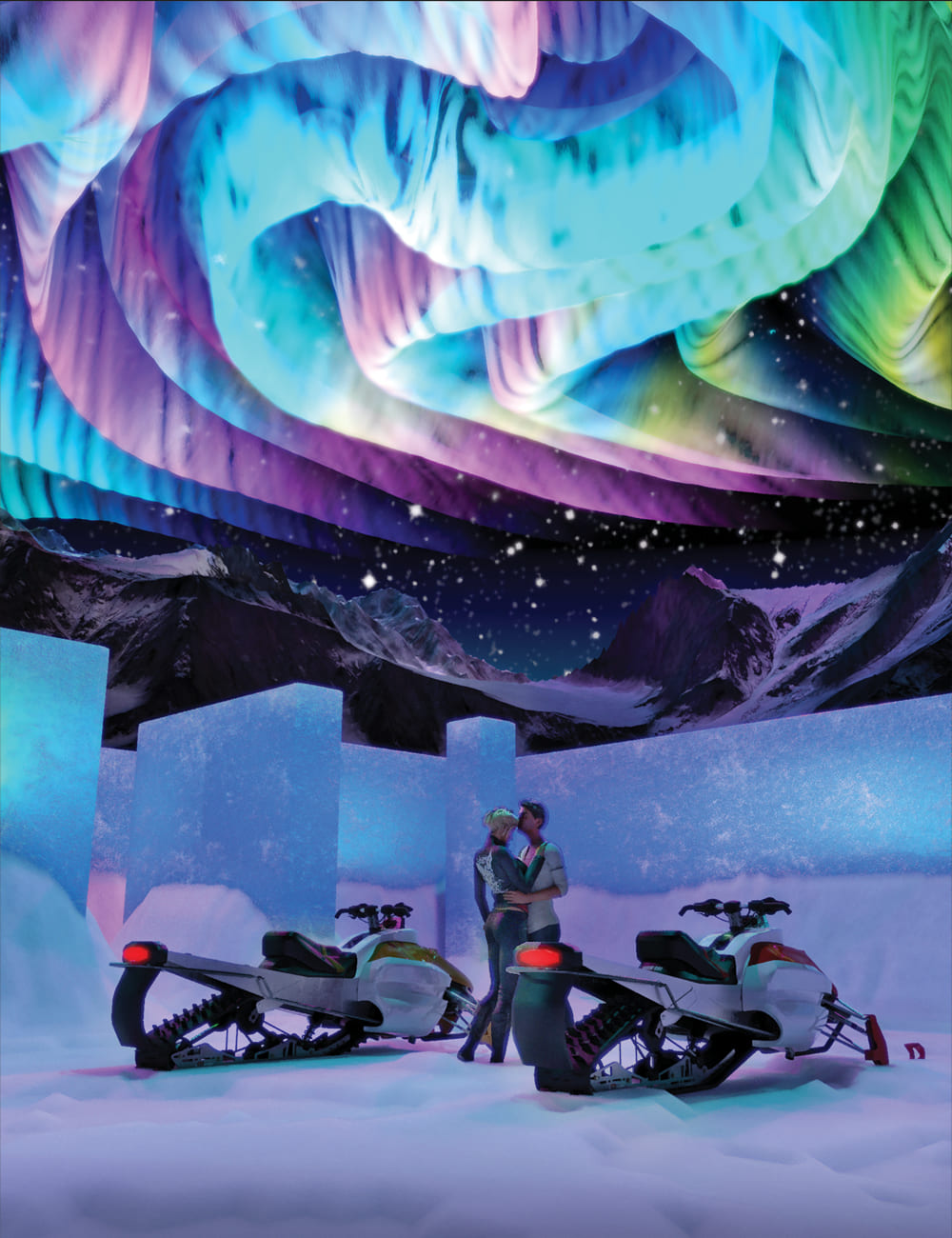 Aurora Borealis Prop and Lights Aurora Borealis Prop and Lights