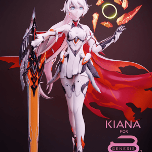 Kiana HoF For Genesis 8 And 8.1 Female Kiana HoF For Genesis 8 And 8.1 Female