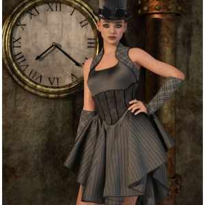 dForce – Violet Outfit for G8F & G8.1F dForce – Violet Outfit for G8F & G8.1F