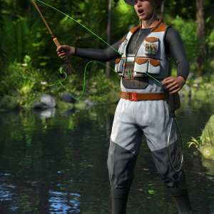 Angler Outfit for Genesis 8 Males Angler Outfit for Genesis 8 Males