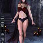 dForce Sanguine Outfit for Genesis 8 Females dForce Sanguine Outfit for Genesis 8 Females