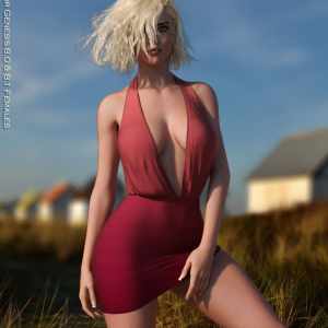 Jolene Halter Dress for Genesis 8.0/8.1 Females Jolene Halter Dress for Genesis 8.0/8.1 Females