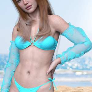 X Fashion Ring & Flowers Bikini Set X Fashion Ring & Flowers Bikini Set