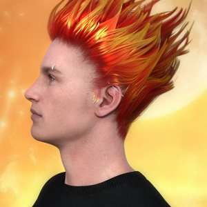 Fender Hair for Genesis 8 Males Fender Hair for Genesis 8 Males