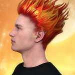 Fender Hair for Genesis 8 Males Fender Hair for Genesis 8 Males
