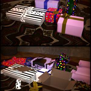 SY Rigged Gift Boxes Iray SY Rigged Gift Boxes Iray