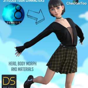 Stylised Your Characters For Genesis 8 Female Stylised Your Characters For Genesis 8 Female