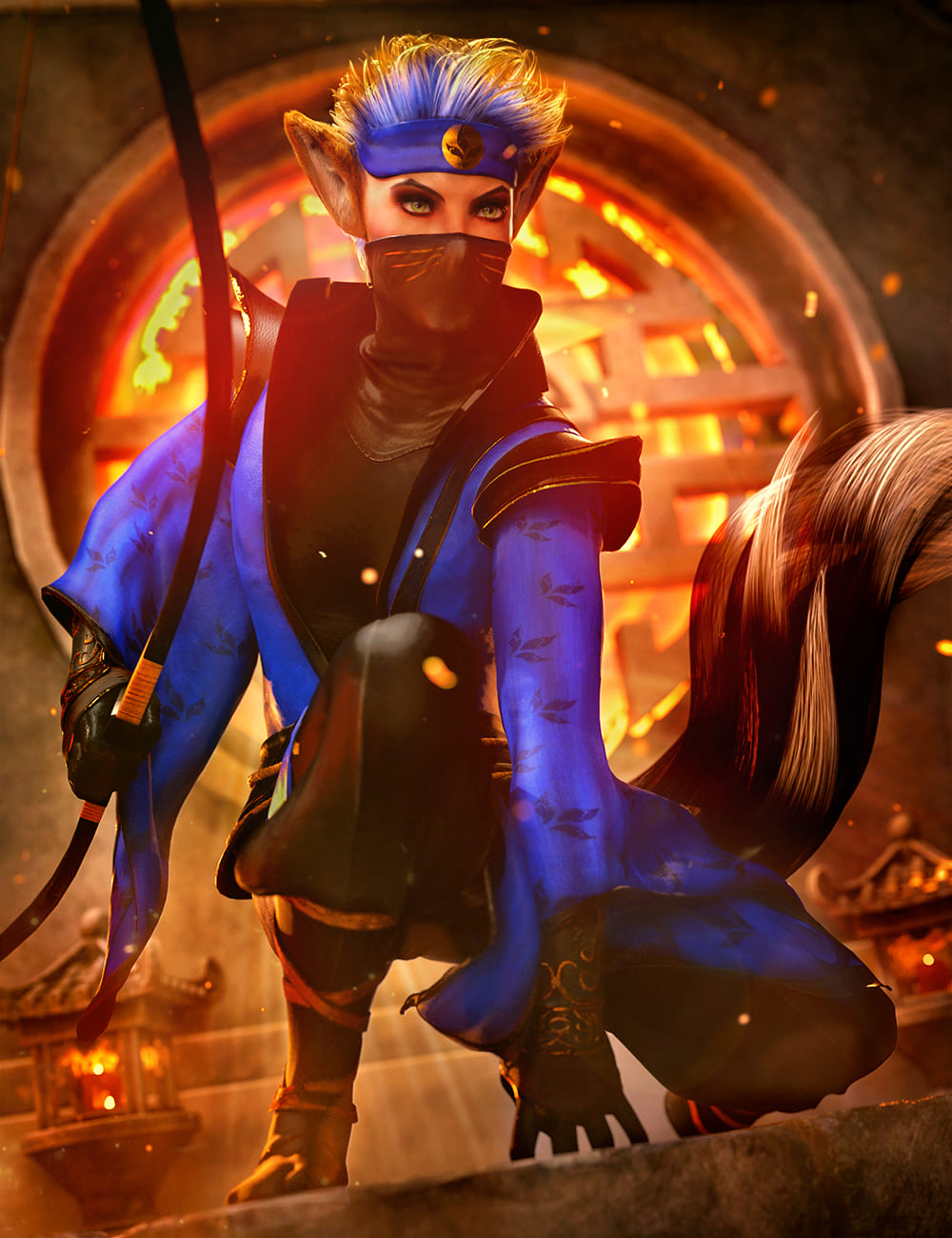 dForce Torikku Outfit for Genesis 8.1 Male dForce Torikku Outfit for Genesis 8.1 Male