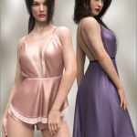 dForce Silky Nights 2 Outfit for Genesis 8 Females dForce Silky Nights 2 Outfit for Genesis 8 Females