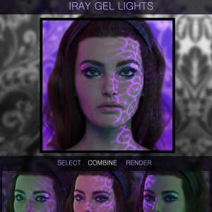 Rainbow Gel Portrait Lighting for Iray Rainbow Gel Portrait Lighting for Iray