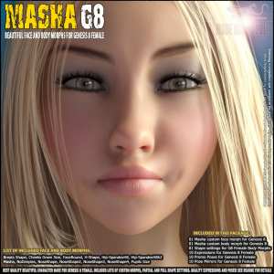 Masha – Beautiful Face and Body morphs for Genesis 8 Masha – Beautiful Face and Body morphs for Genesis 8