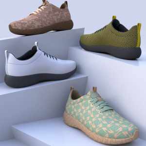 HL Comfort Sneakers for Genesis 8 and 8.1 Females HL Comfort Sneakers for Genesis 8 and 8.1 Females