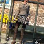 Moto Girl Outfit for Genesis 3 Female(s) Moto Girl Outfit for Genesis 3 Female(s)