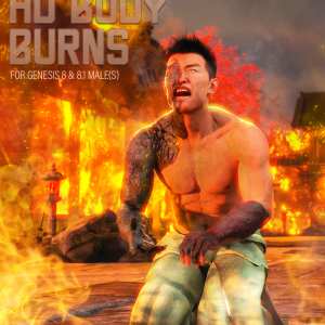 HD Body Burns Add-On for Genesis 8 and 8.1 MalesRepost  HD Body Burns Add-On for Genesis 8 and 8.1 MalesRepost