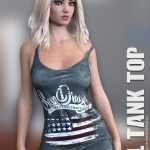 dForce XL Tank Top for Genesis 8 Females dForce XL Tank Top for Genesis 8 Females
