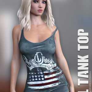 dForce XL Tank Top for Genesis 8 Females dForce XL Tank Top for Genesis 8 Females