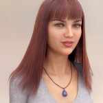 Full Fringe dForce Hair for Genesis 3 and 8 Female Full Fringe dForce Hair for Genesis 3 and 8 Female