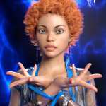 Leon Hair for Genesis 8 Female(s) Leon Hair for Genesis 8 Female(s)
