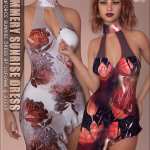 Summery for dForce Sunrise Dress G8F Summery for dForce Sunrise Dress G8F