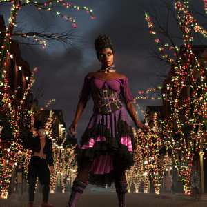 Lit Trees – Trees with Fairy Lights for Iray Lit Trees – Trees with Fairy Lights for Iray
