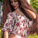 dForce Flowing Sleeves Bodysuit for Genesis 8 and 8.1 Female(s) dForce Flowing Sleeves Bodysuit for Genesis 8 and 8.1 Female(s)