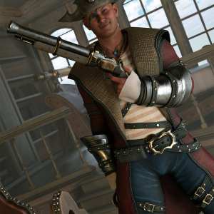 dForce Blaze High Seas Outfit for Genesis 8.1 Males dForce Blaze High Seas Outfit for Genesis 8.1 Males