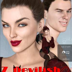 Z Devilish Smiles and Expressions for Genesis 3 and 8 Z Devilish Smiles and Expressions for Genesis 3 and 8