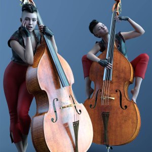 CDI Bass Poses for Genesis 9 Feminine CDI Bass Poses for Genesis 9 Feminine