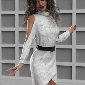 dForce Cold Shoulder Dress for Genesis 8 and 8.1 Females dForce Cold Shoulder Dress for Genesis 8 and 8.1 Females