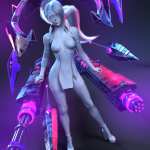 Tenebris Weapons Set for Genesis 8.1 Females Tenebris Weapons Set for Genesis 8.1 Females