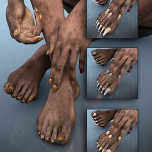 Creature Nails Add-on for Genesis 9 Creature Nails Add-on for Genesis 9