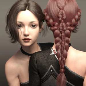 Cui and Cui Hair with Expressions for Genesis 8.1 Female Cui and Cui Hair with Expressions for Genesis 8.1 Female