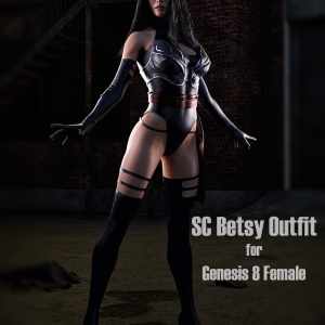 SC Betsy Outfit for Genesis 8 Female SC Betsy Outfit for Genesis 8 Female