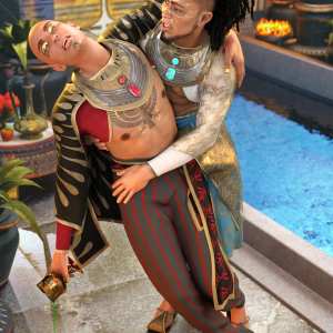 dForce Curse of Kings Outfit Textures dForce Curse of Kings Outfit Textures