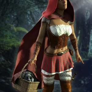 dForce Big Bad Red Outfit for Genesis 8 and 8.1 Female dForce Big Bad Red Outfit for Genesis 8 and 8.1 Female