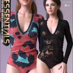 Essentials Textures for Basic V Leotard G8F Essentials Textures for Basic V Leotard G8F