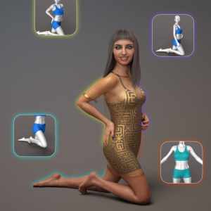 NG Build Your Own Kneeling Poses for Genesis 8 Female NG Build Your Own Kneeling Poses for Genesis 8 Female