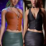 Cocktail Girl Outfit Set for Genesis 9, 8.1, and 8 Cocktail Girl Outfit Set for Genesis 9, 8.1, and 8