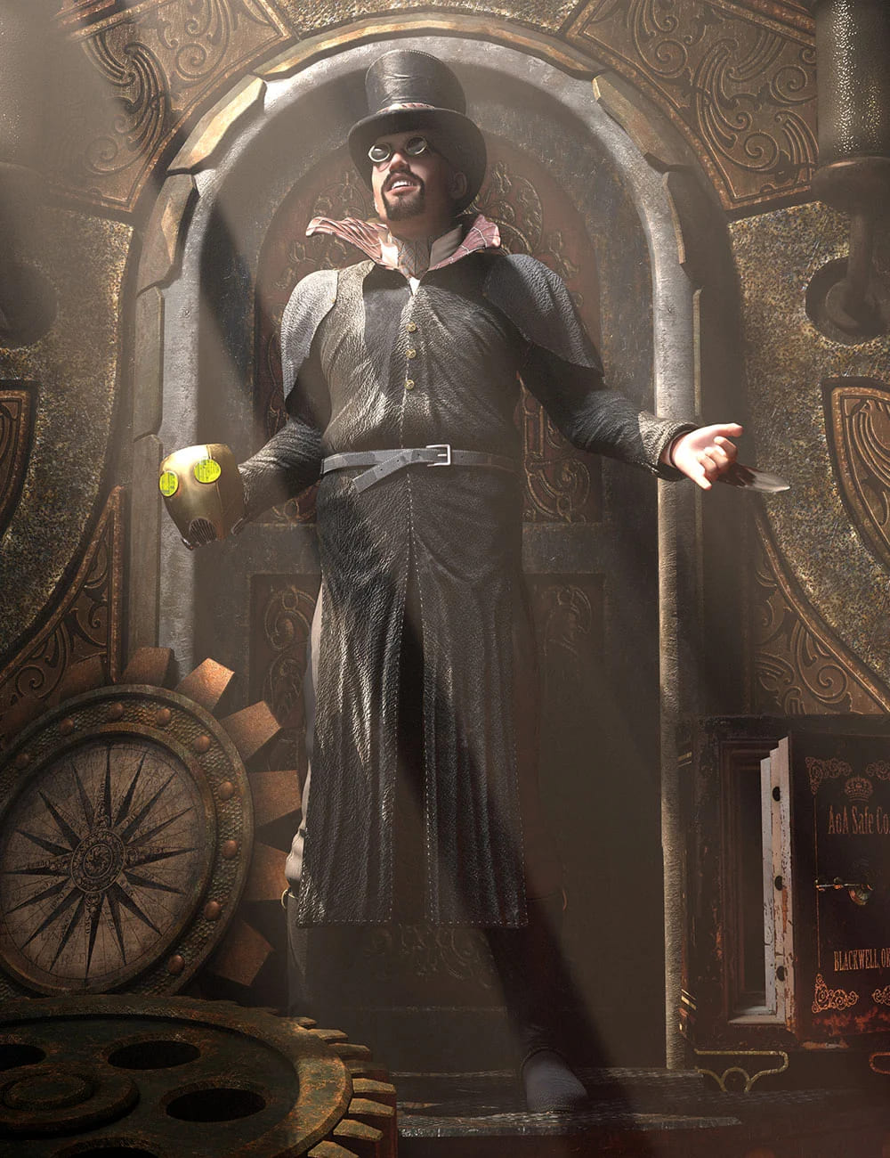 Steam Jack Outfit for Genesis 8 and 8.1 Male Steam Jack Outfit for Genesis 8 and 8.1 Male