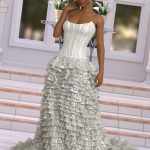 InStyle – dForce-Wedding Dress For G8F InStyle – dForce-Wedding Dress For G8F