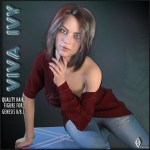 Viva Ivy Hair for Genesis 8 and 8.1 Viva Ivy Hair for Genesis 8 and 8.1