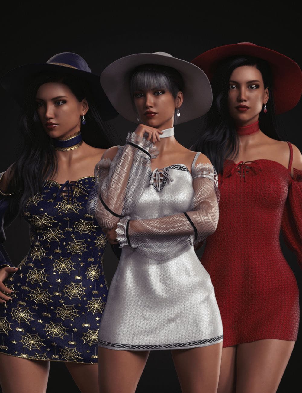 dforce Halloween Witch Outfit Textures dforce Halloween Witch Outfit Textures