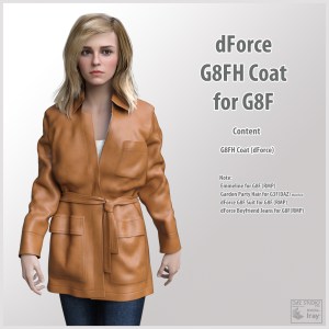 dForce G8FH Coat for G8F dForce G8FH Coat for G8F