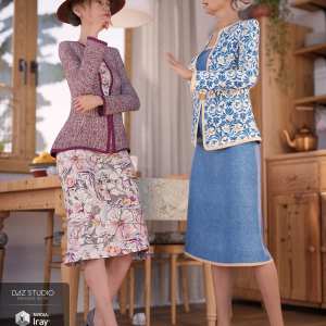 dForce Sunday Best Outfit Textures dForce Sunday Best Outfit Textures