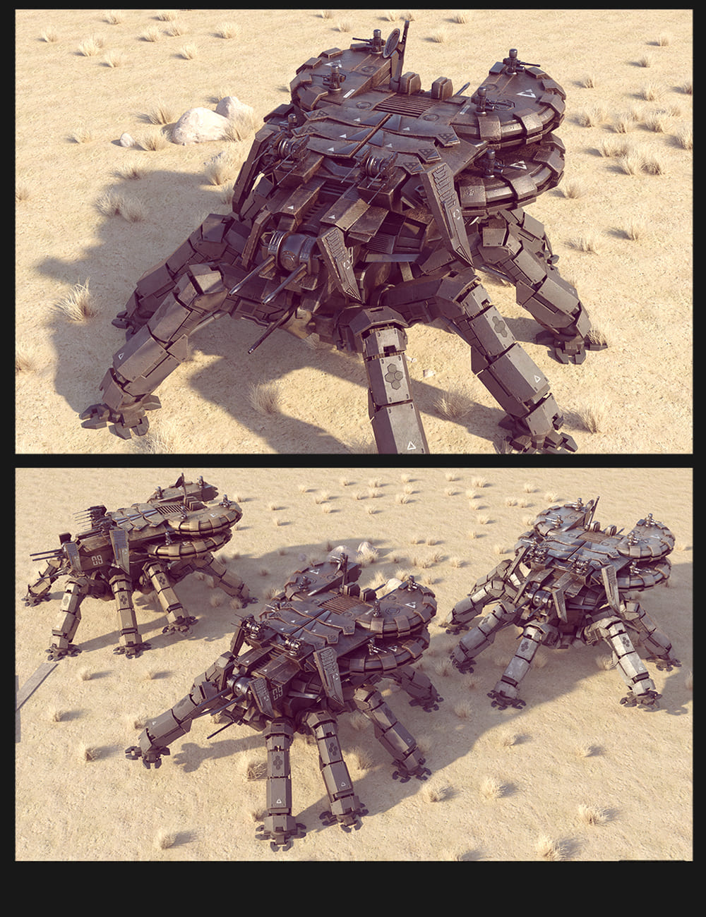 Sci-Fi LS Spider Mecha Sci-Fi LS Spider Mecha
