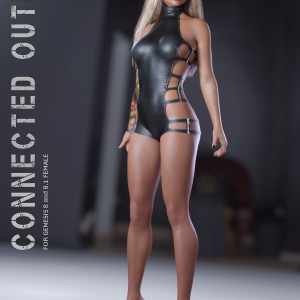 dForce Connected Outfit for Genesis 8 and 8.1 Female dForce Connected Outfit for Genesis 8 and 8.1 Female