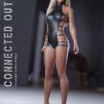 dForce Connected Outfit for Genesis 8 and 8.1 Female dForce Connected Outfit for Genesis 8 and 8.1 Female
