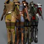 dForce Shadow Guard Outfit Textures dForce Shadow Guard Outfit Textures
