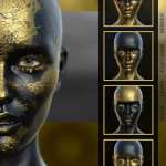 Full Body Gold Leaf Builder Genesis 8.1 Female Full Body Gold Leaf Builder Genesis 8.1 Female