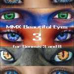 MMX Beautiful Eyes 3 for Genesis 3, 8 and 8.1 MMX Beautiful Eyes 3 for Genesis 3, 8 and 8.1